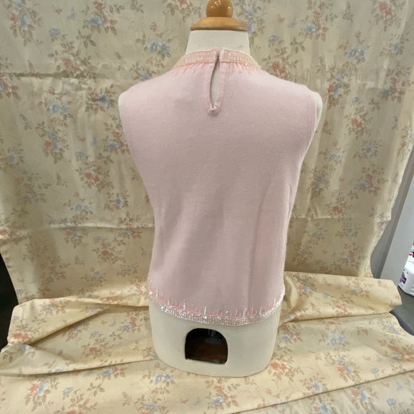 Exquisite Pastel Pink Sparkly Sweater Set - Picture 6 of 12